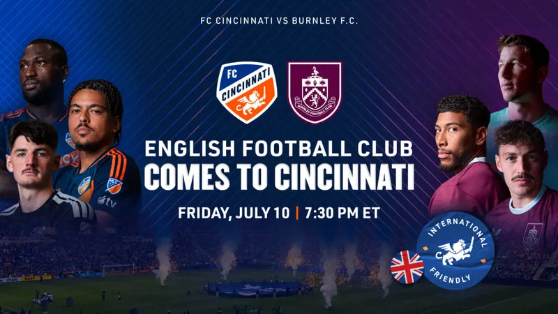 Cầu thủ Cincinnati và Burnley đấu tranh gay gắt trên sân cỏ Cầu thủ Cincinnati và Burnley đấu tranh gay gắt trên sân cỏ